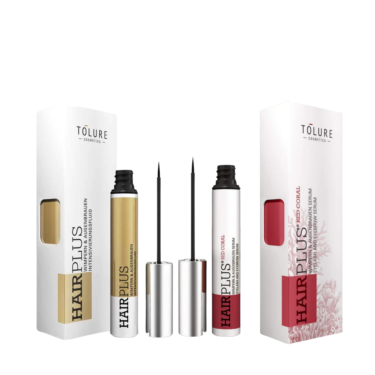 Tolure Hairplus Red Coral 3ml + Tolure Hairplus Red Coral 3ml